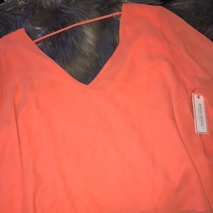 Peach long sleeve shirt